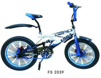 20 &quot;Özel BMX Bisikletleri Süspansiyon Çerçevesi Disk Fren 144 Konuşmacı Tekerlek