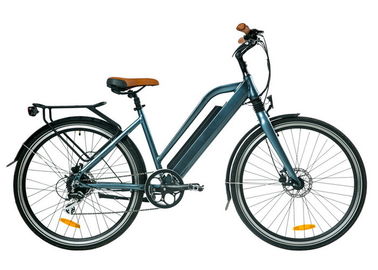 Shimano 7 Hız Dişli Hafif Elektrikli Bisiklet Alaşımlı Tek Süspansiyonlu Çatal