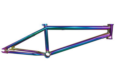 Gökkuşağı Çerçeve Krom BMX Çerçeve, Yağ Kaygan Renkli Özel BMX Bisiklet Parçaları