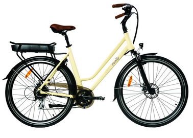 28 "Elektrikli Yardım Banliyö Bisiklet LCD Ekran tepe tırmanma 12 ° Fırçasız Motor