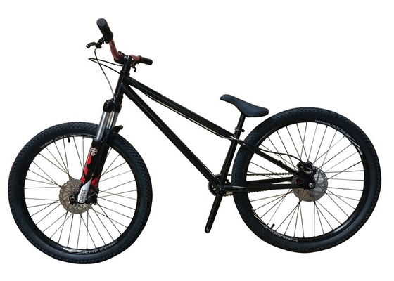 26 Inç Kir Atlama Hardtail Kros Bisiklet Krom Çerçeve Süspansiyon Çatal