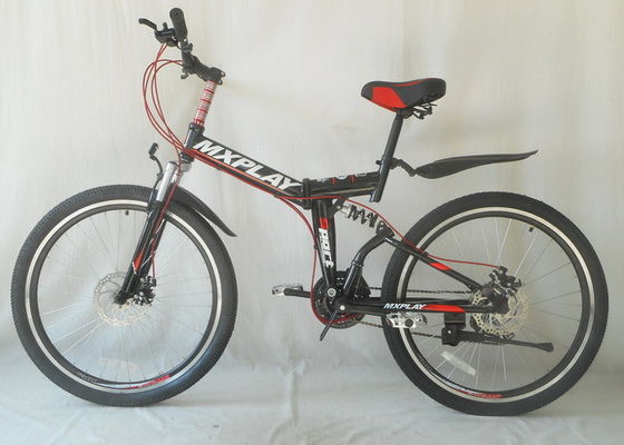Alaşım Kök Hardtail Cross Country Bisiklet Çelik Süspansiyon Katlanır Çerçeve
