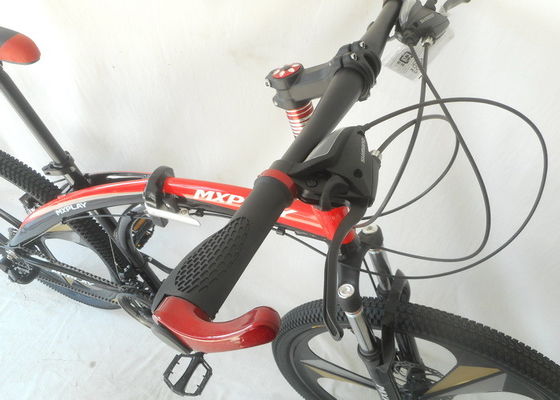 Karbon Çerçeve Hardtail Dağ Bisikleti Tam Süspansiyon 26 "X 2.125 Lastikler