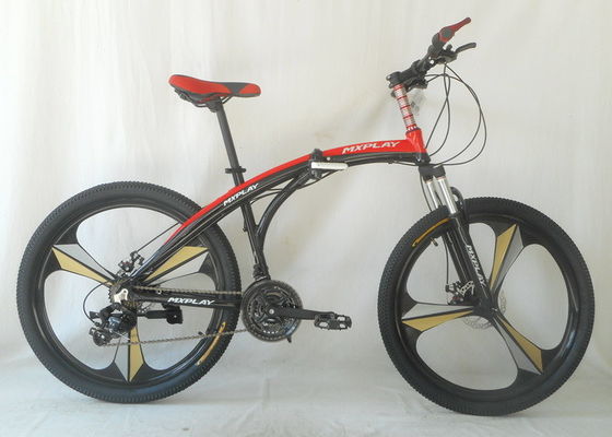 Karbon Çerçeve Hardtail Dağ Bisikleti Tam Süspansiyon 26 "X 2.125 Lastikler
