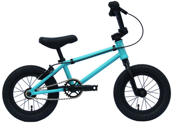 Freestyle Özel Bmx Bisikletler Çelik Çerçeve Çelik Çatal Tekerlek Boyutu 12 "Çocuklar İçin