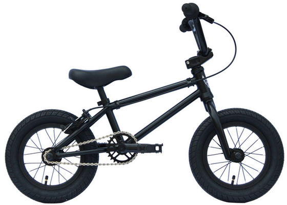 Freestyle Özel Bmx Bisikletler Çelik Çerçeve Çelik Çatal Tekerlek Boyutu 12 "Çocuklar İçin